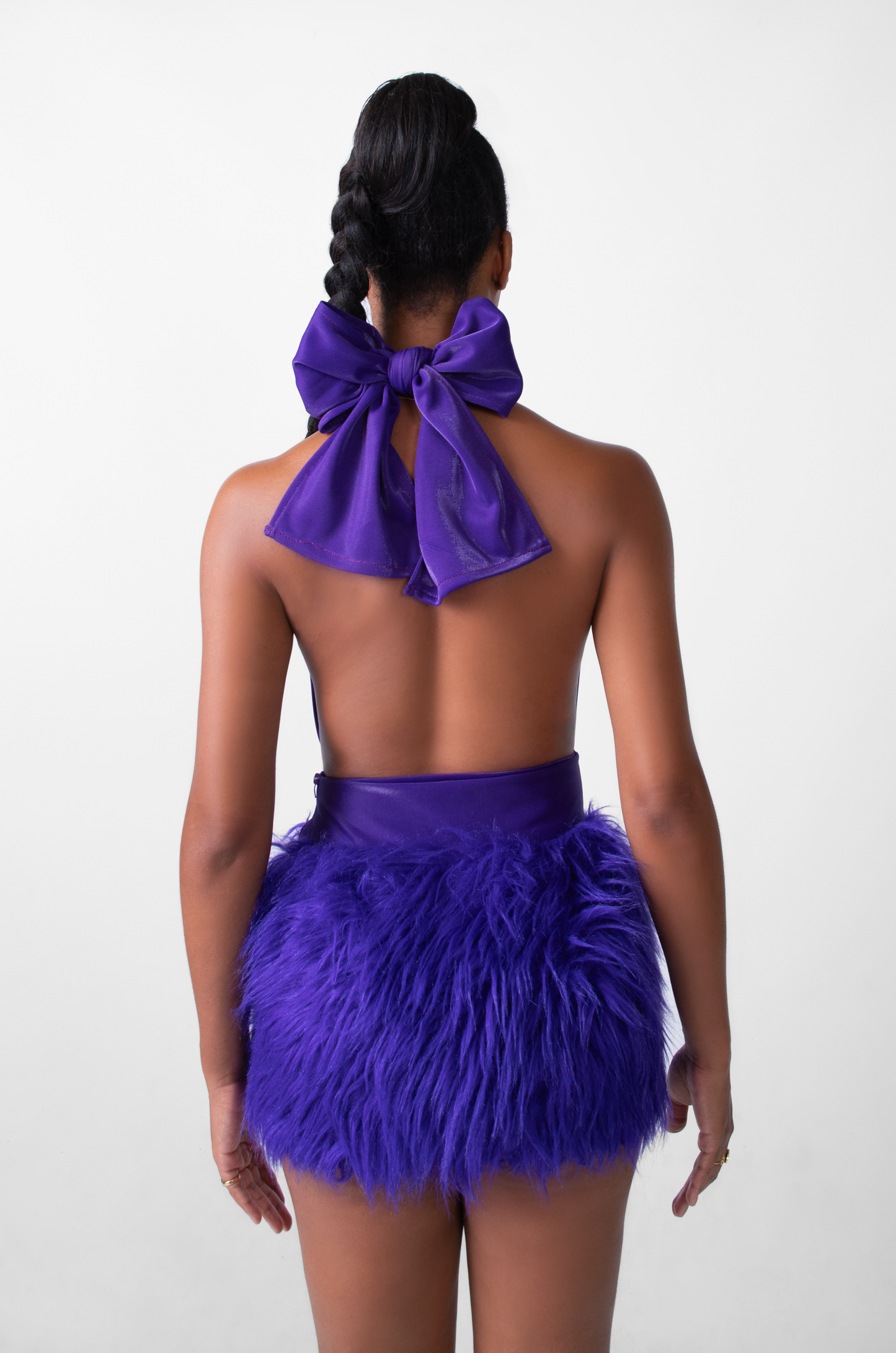 Timeless Purple V-neck Bodysuit